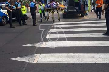 Un hombre sufre una caída involuntaria desde 4 metros de altura en el Valle de Jinámar (Foto TA)